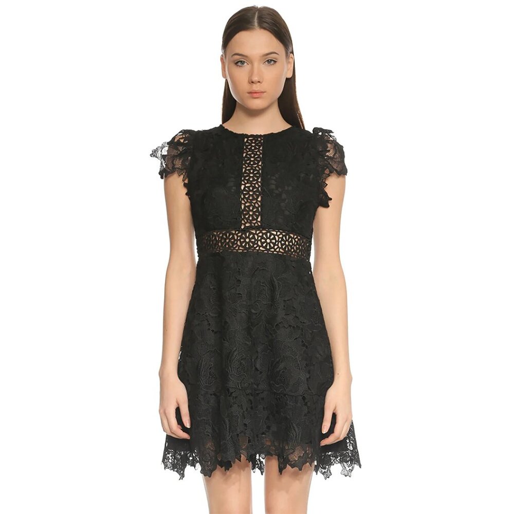 BB Dakota Black Lace Dress